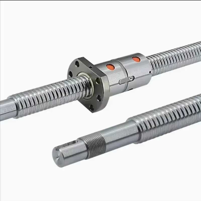 16mm/20mm/25mm/32mm/40mm High Precision Ball Screw Set Bearing DFU1605/1610/2005 CNC Router Kit Ground Double Nut Machined view 4