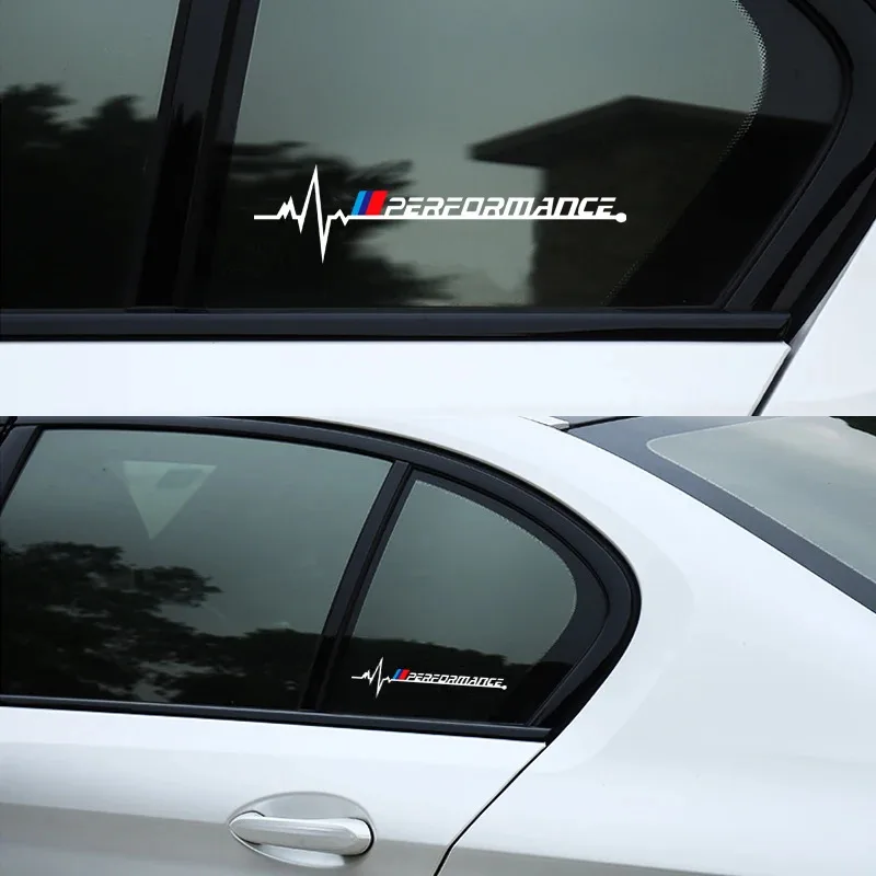 

2pcs Performance Emblem Car Side Window Decor Sticker For Bmw F20 F30 G20 f31 F34 F10 G30 F11 X3 F25 X4 I3 M3 M4 1 3 5 Series M