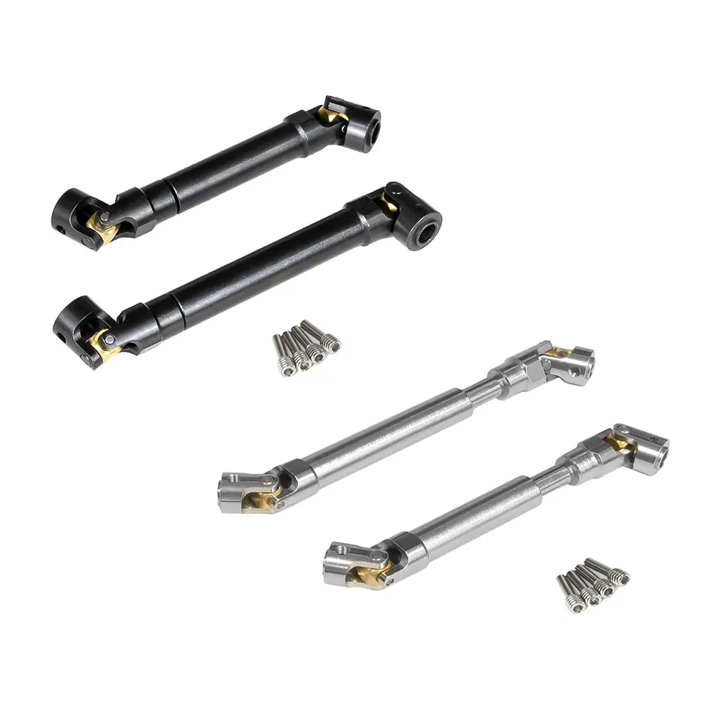 

Steel Driveshaft For AXIAL 1/8 AXP8 GILAMON 2.2 4X4 RTR RC Car BK：Black S：Silver