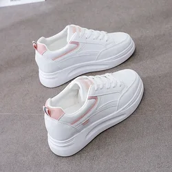 Shoes Women's Summer Thick Sole White Spring Autumn Breathable Platform Tennis Woman Trend  Round Head Female Casual Sneaker