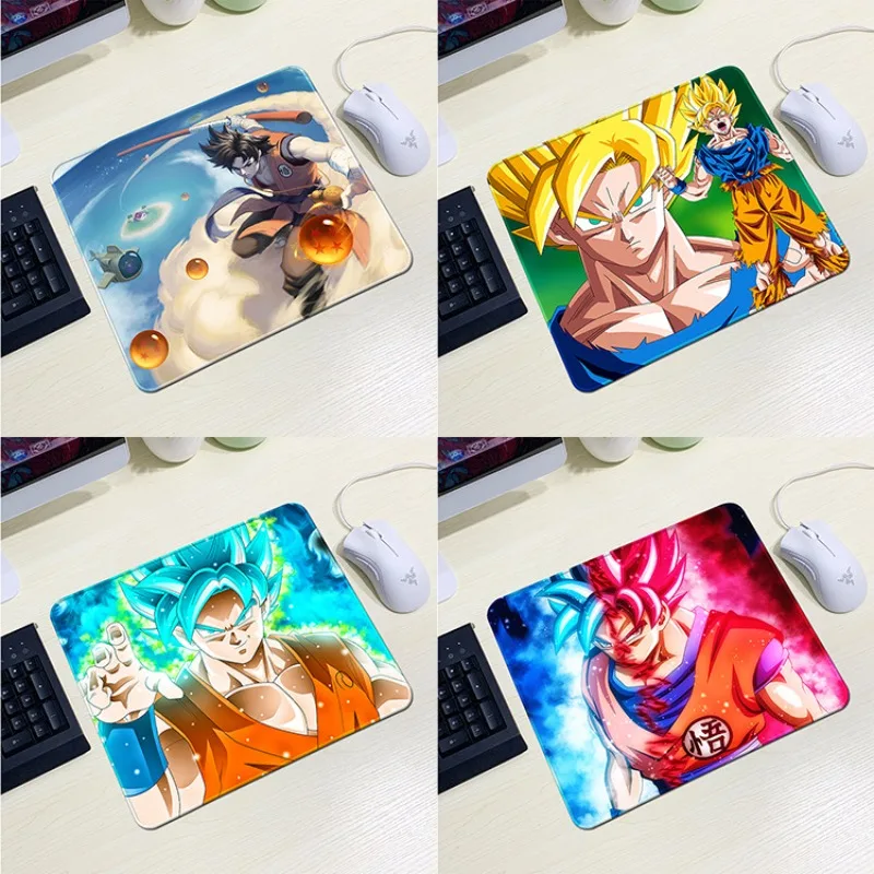 Dragon Ball Mouse Pads Anime Table Mat Office Mousepad Cartoon Peripherals Mouse Desk Pad 24x20CM 35x30CM Thickened Mouse Pad