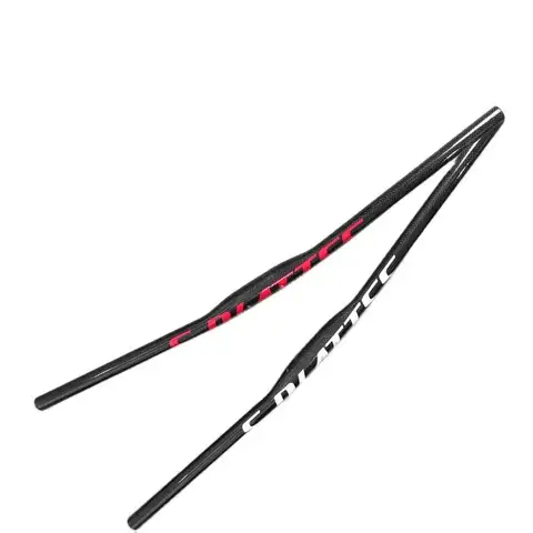 탄소 핸들바 MTB 자전거 플랫 라이즈 핸들바 31.8*680-760mm 사이클링 부품