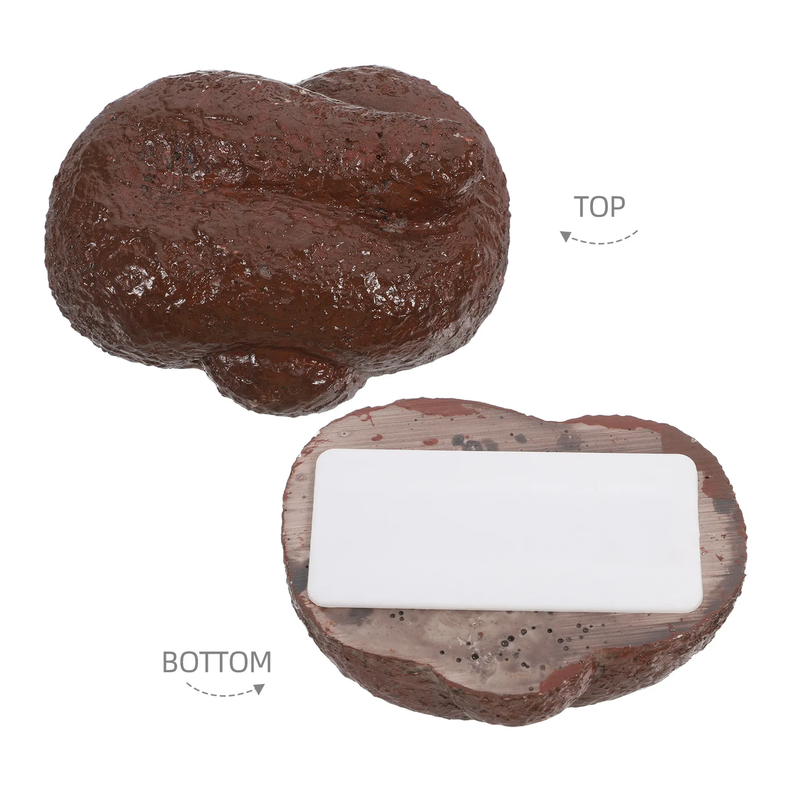 Poop Key Hider Outdoor Hidden Key Holder Waterproof Courtyard Box Discreet House Spare Keys Storage Poop Box Hidden Case