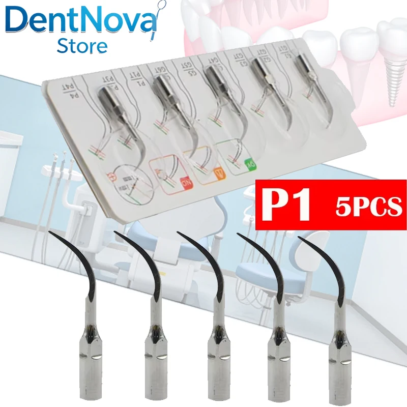 

5pcs/lot Dental Ultrasonic Scaler Scaling Tips Periodontics Endodontics Endo Perio For EMS Woodpecker