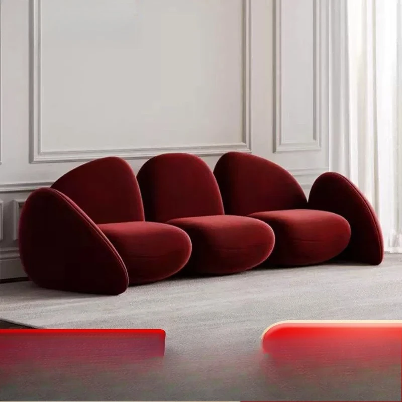 

Modern simple special-shaped sofa small apartment living room hotel minimalist designer furniture module combination sofa