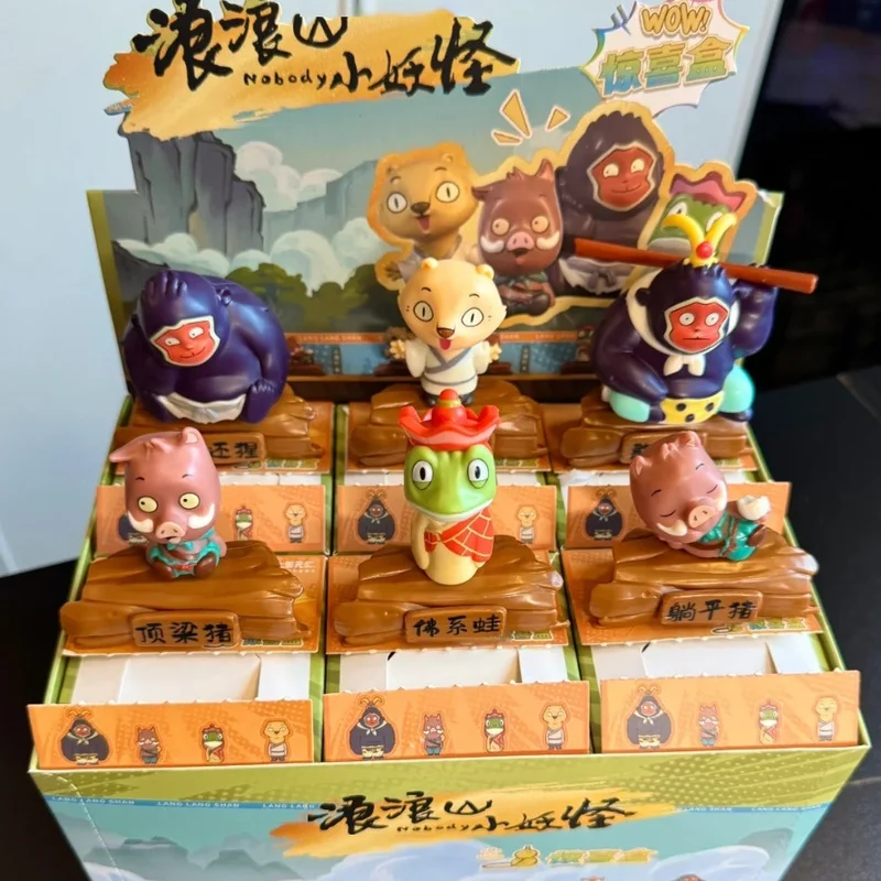 Nobady Langlangshan Monster X Series Blind Box – kreative süße Dekorationen für Zuhause, Desktop, Filmthema, Überraschungsgeschenk, Spielzeug