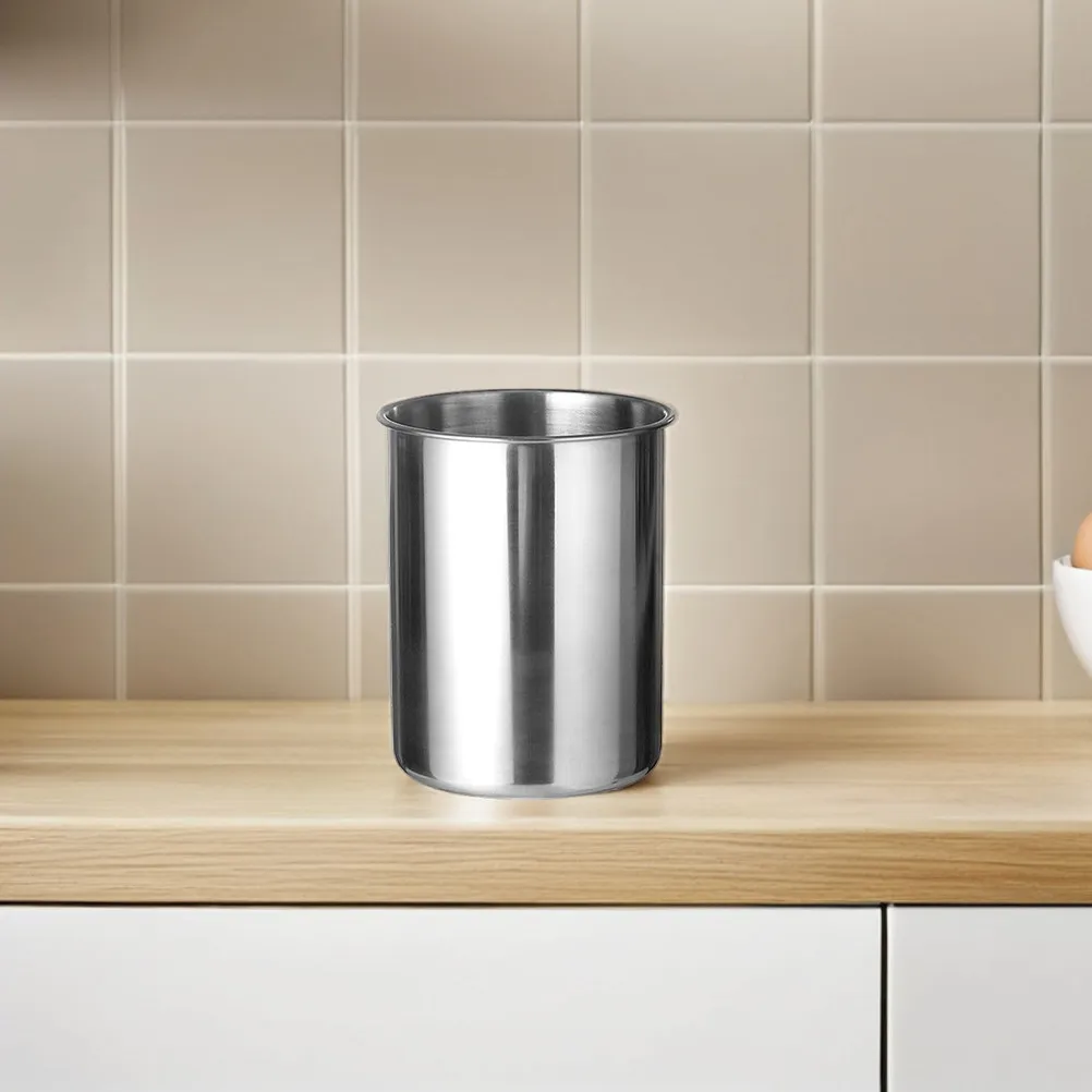 Empty Stainless Steel Ice Cube Bucket 2.5L Beverage Cooler Tub Metal Ice Holder for Bars Parties Wine Beer Container