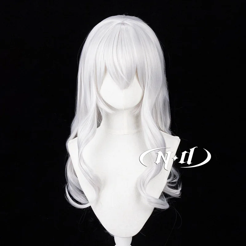 ND Spectre de Unchained Cosplay Pruiken Arknights Cosplay Lang Zilver Haar Pruiken voor Game Comic Con Coser Hittebestendige Synthetische
