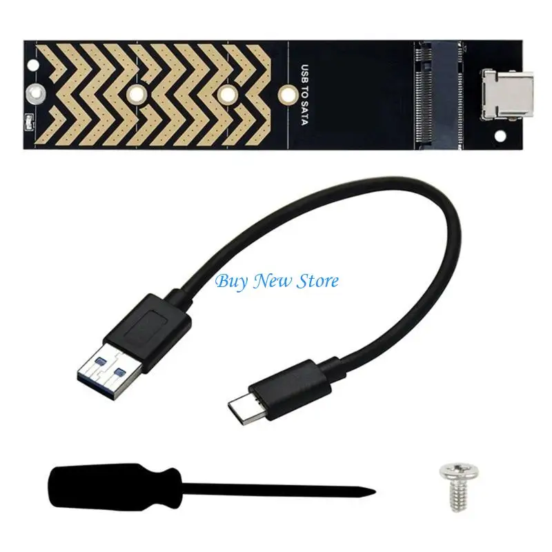 

20CE M2-NGFF SSD to USB 3.2 TypeC Adapter M.2 SSD Enclosure Converter for M.2 M-Key