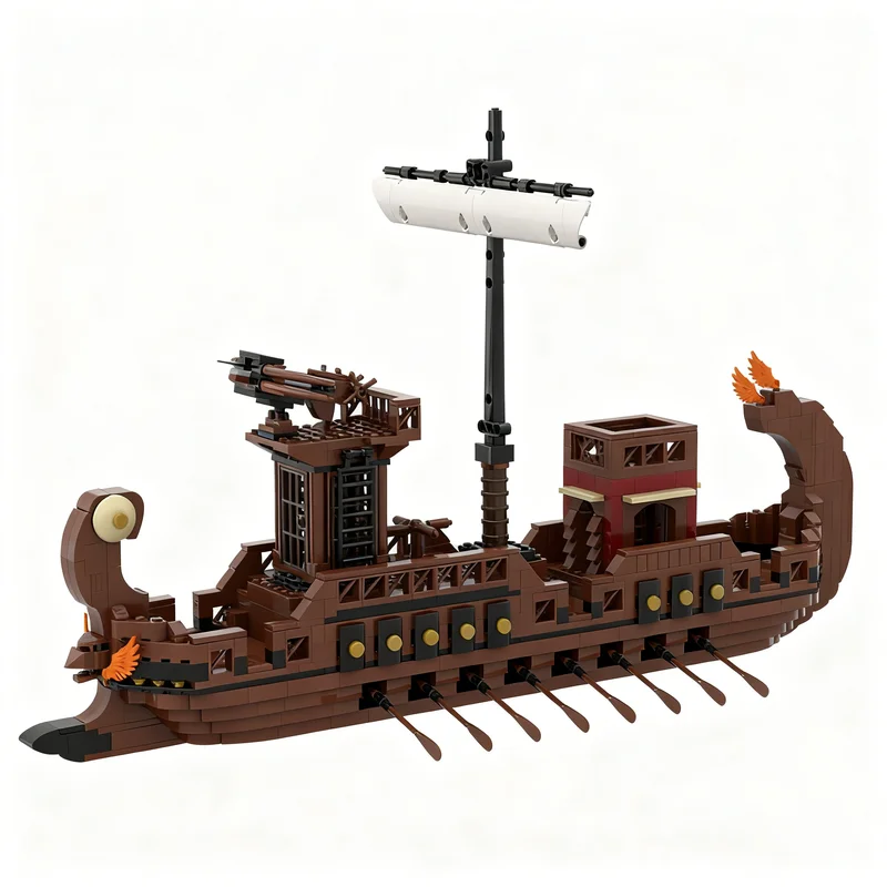 

1569pcs MOC Roman Galley Ver 2 Creator Model Building Blocks Construction Toy Christmas Gifts DIY Creative Idea Education Brick