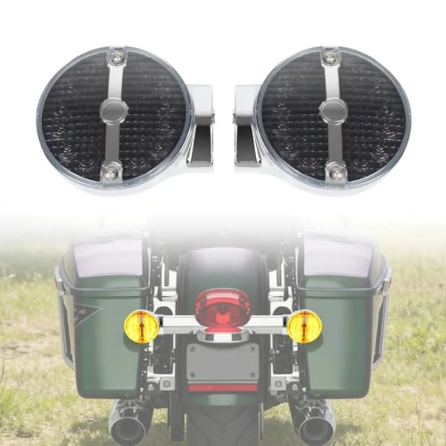 

LED Rear Turn Signal Light Bar for Harley Road King Electra Glide Heritage Softail Classic Ultra Limited COV 1999-2023 Smoked L