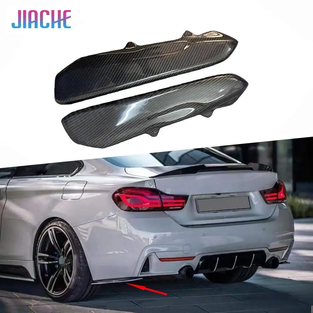 

Carbon Fiber Rear Splitters Lip Flaps for BMW 4 Series F32 F33 F36 M Sport 2014-2019 FRP Rear Bumper Splitters Car Accessories