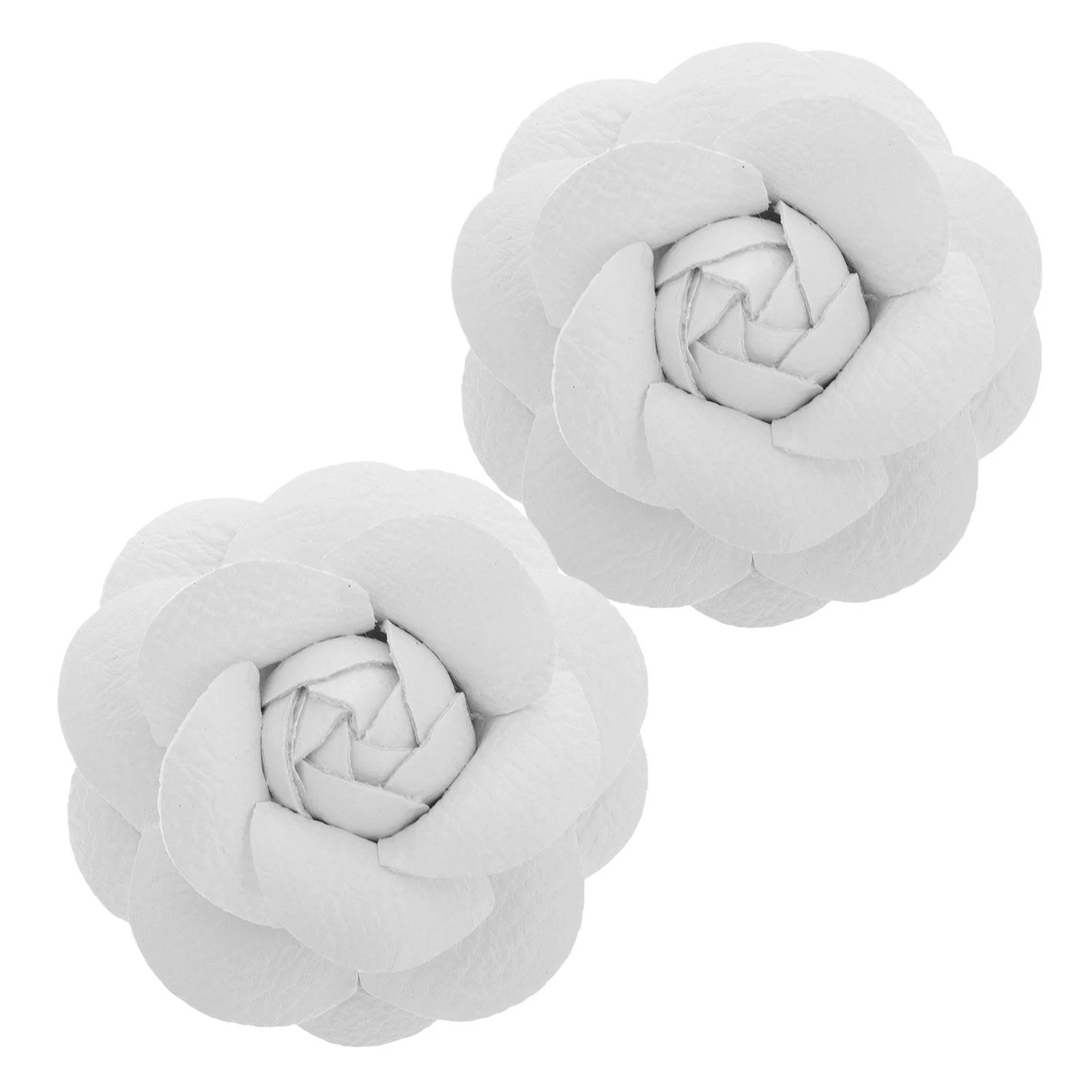 

2 Pcs Detachable Flower Clips Faux Shoe Buckles Diy Decorations Wedding
