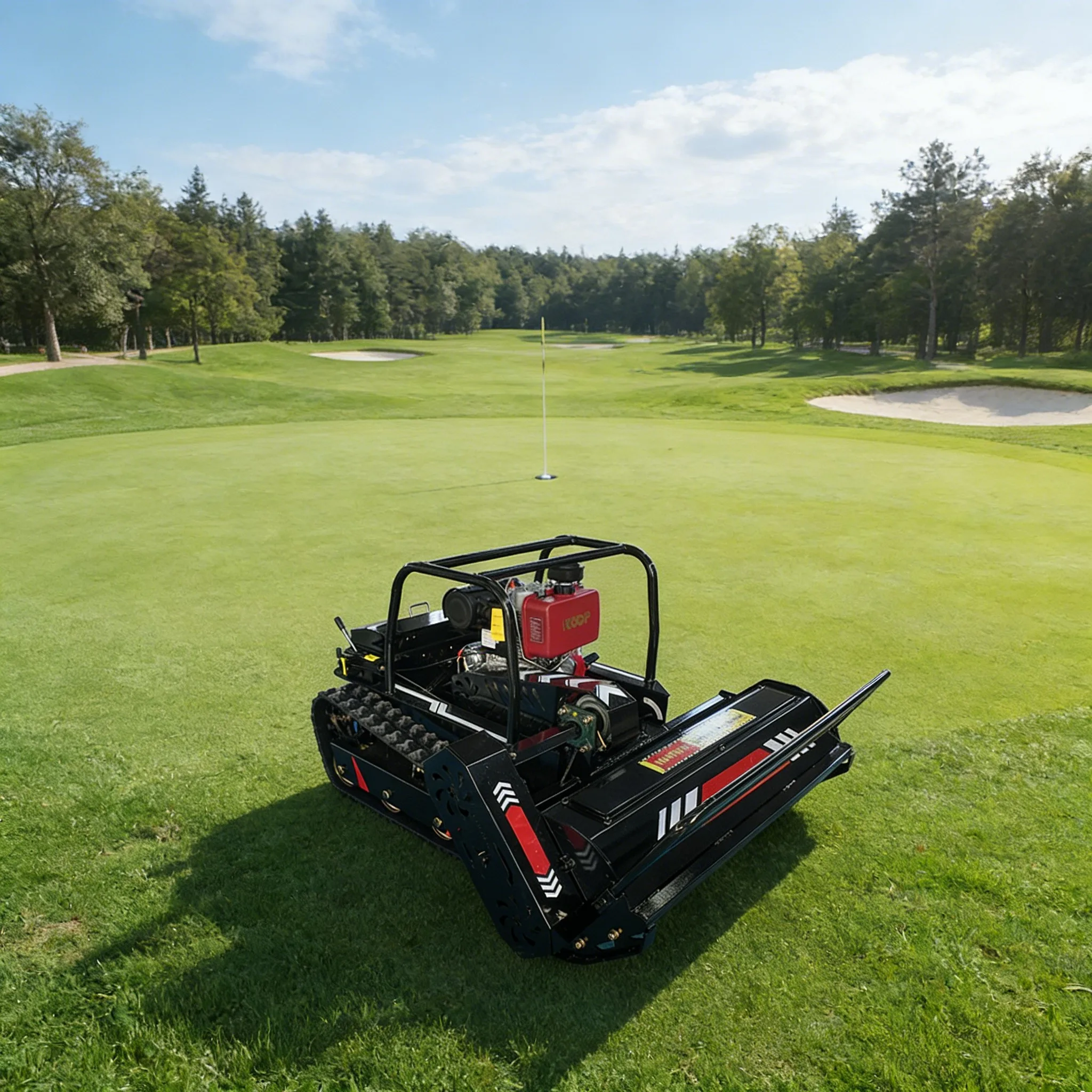 Heavy Duty Commercial Zero Turn Lawn Mower with 4-Stroke Diesel Engine for Park Golf