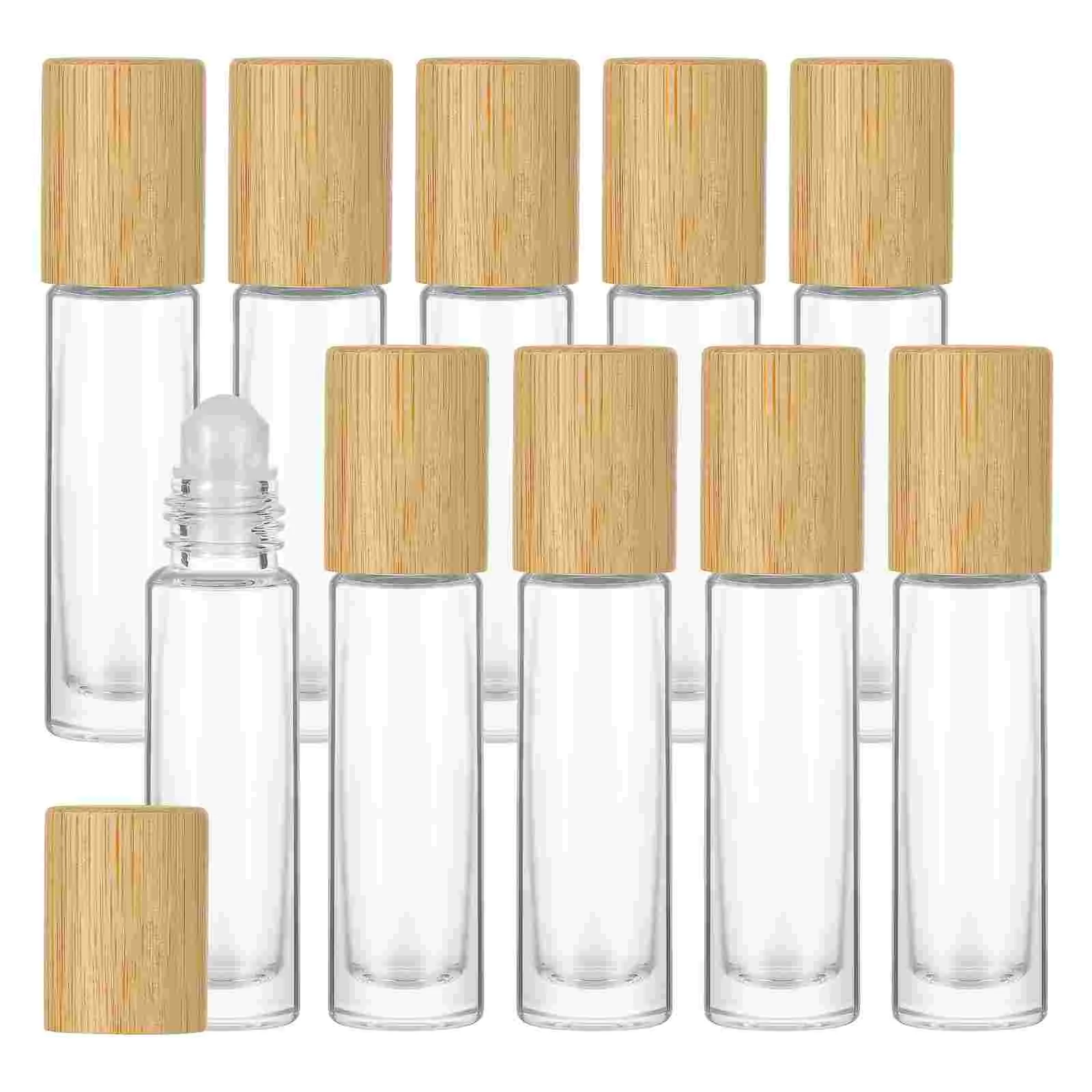 

Rollerball Bottles for Travel Essential Oil Perfume 10ml Leakproof Balls Oils Empty