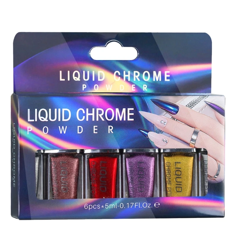 Chrome-nagelpoeder voor salon thuis manicure-ervaring voor nagelkunstdecoratie