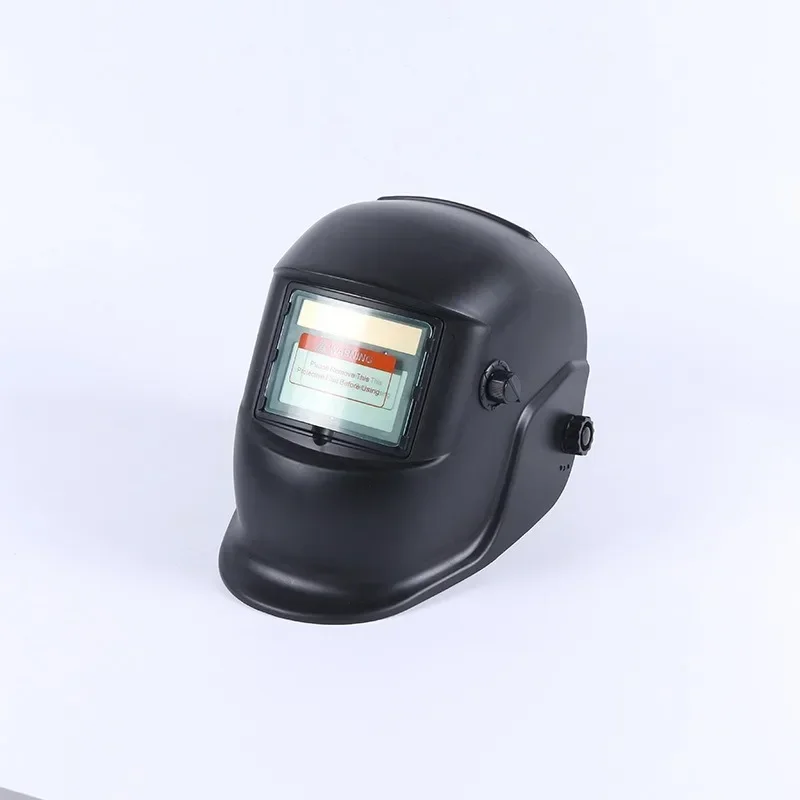 قناع خوذة لحام أوتوماتيكي مثبت على الرأس بقوس الأرجون، قناع واقٍ مسطح نصف حلزوني يعمل بالطاقة الشمسية #1