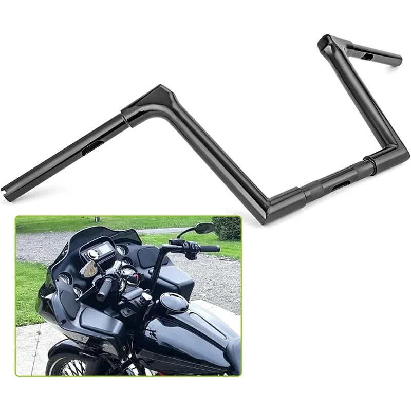 Motorcycle 12‘’ Ape Hanger Bar Handlebar Handle Control Monkey Bar for Harley Dyna Softail FLST FXST Sportster XL 883 1200