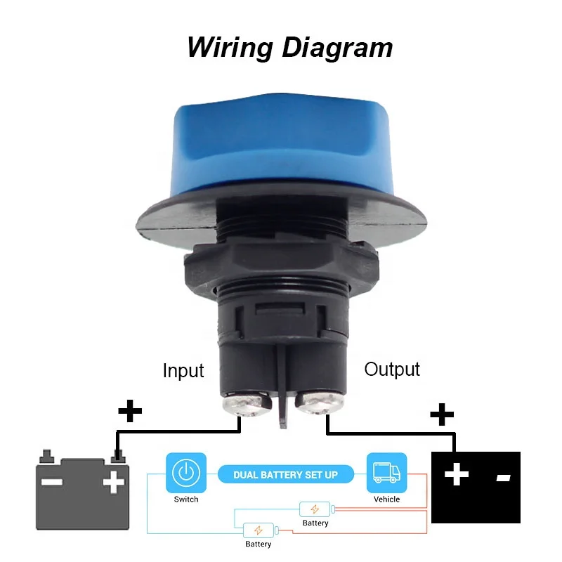 50A بطارية السيارة قطع الطاقة التبديل المعزل الروتاري مفتاح فصل لسيارة دراجة نارية قارب شاحنة RV اكسسوارات السيارات #3