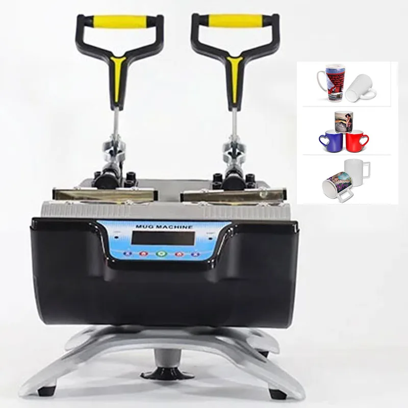 

ST-210 Auto Heat Press DIY Professional Dual Station Heat Transfer for Clothing Sublimation Autopress Cup roasting machine