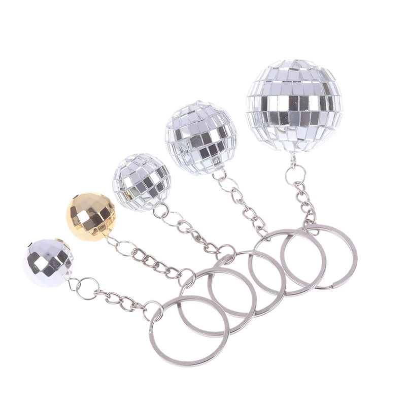 Adorable Keychain Pendant Keychains Decorative Bag Disco Ball Keyring Exquisite Keychain Pendant Decor Decorative Ball Hanging