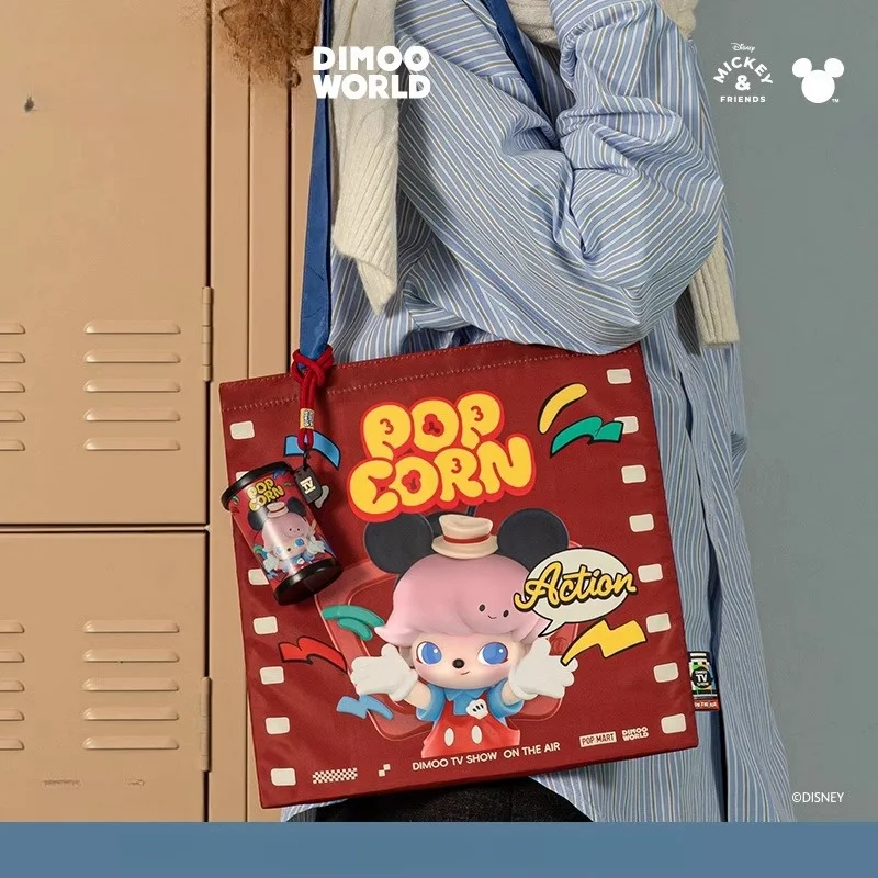 Nueva bolsa de almacenamiento genuina de la serie DIMOO WORLD Disney, caja ciega, figura de dibujos animados Kawaii, bolsa de marca compartida, caja misteriosa, regalo de cumpleaños para niñas