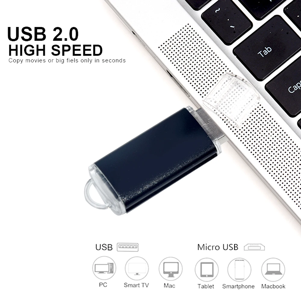 Clé usb 2.0 haute vitesse 8 couleurs, support à mémoire de 4gb 8gb 16gb 32gb 64gb, lecteur flash jour de mariage