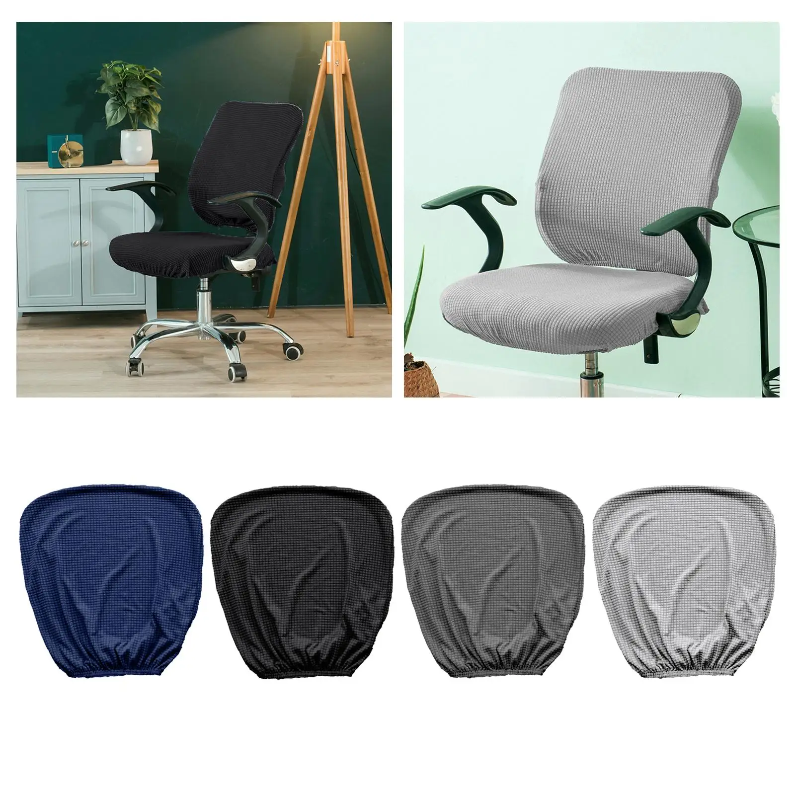 Penutup Kursi Meja, Penutup Pelindung Sandaran Kursi Kantor, Pelindung Sandaran Kursi Dekoratif,