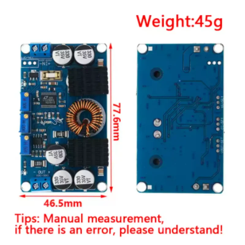 DCDC LTC3780 automatic lifting voltage solar vehicle constant voltage constant current power supply module super book type