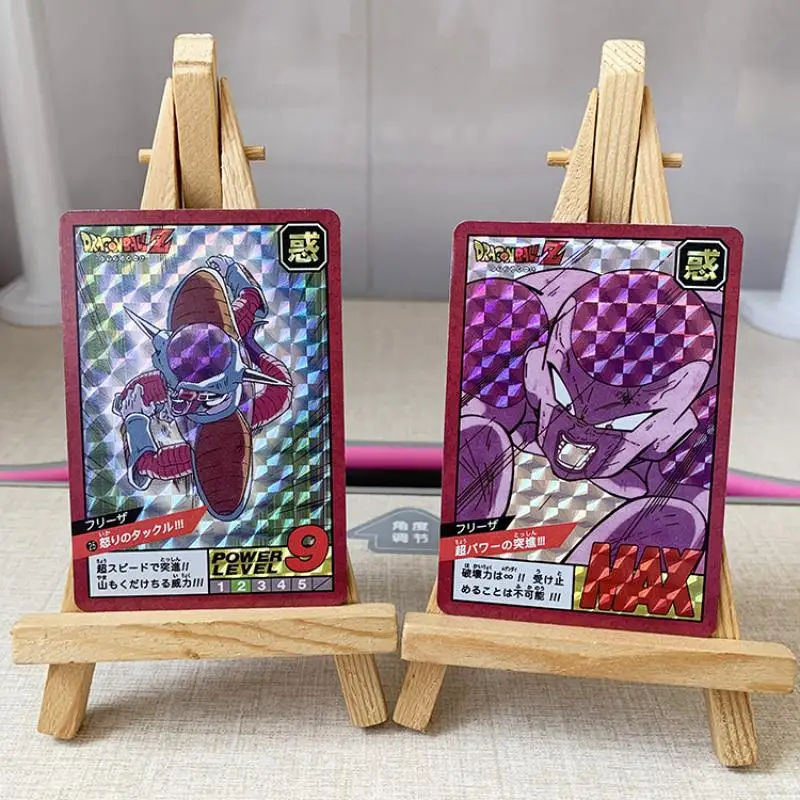 أنيمي لعبة دراغون بول لتقوم بها بنفسك ACG فريزا سون جوكو الدكتور جيرو معركة لعبة الليزر الانكسار تحصيل بطاقات لعب للأولاد هدايا عيد الميلاد #4