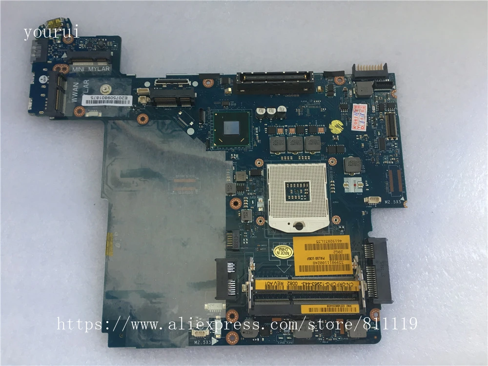 CSRZSZ For Dell Latitude E6420 Laptopmotherboard CN-0RFCPG 0RFCPG RFCPG LA-6591P DDR3 Tested work perfect