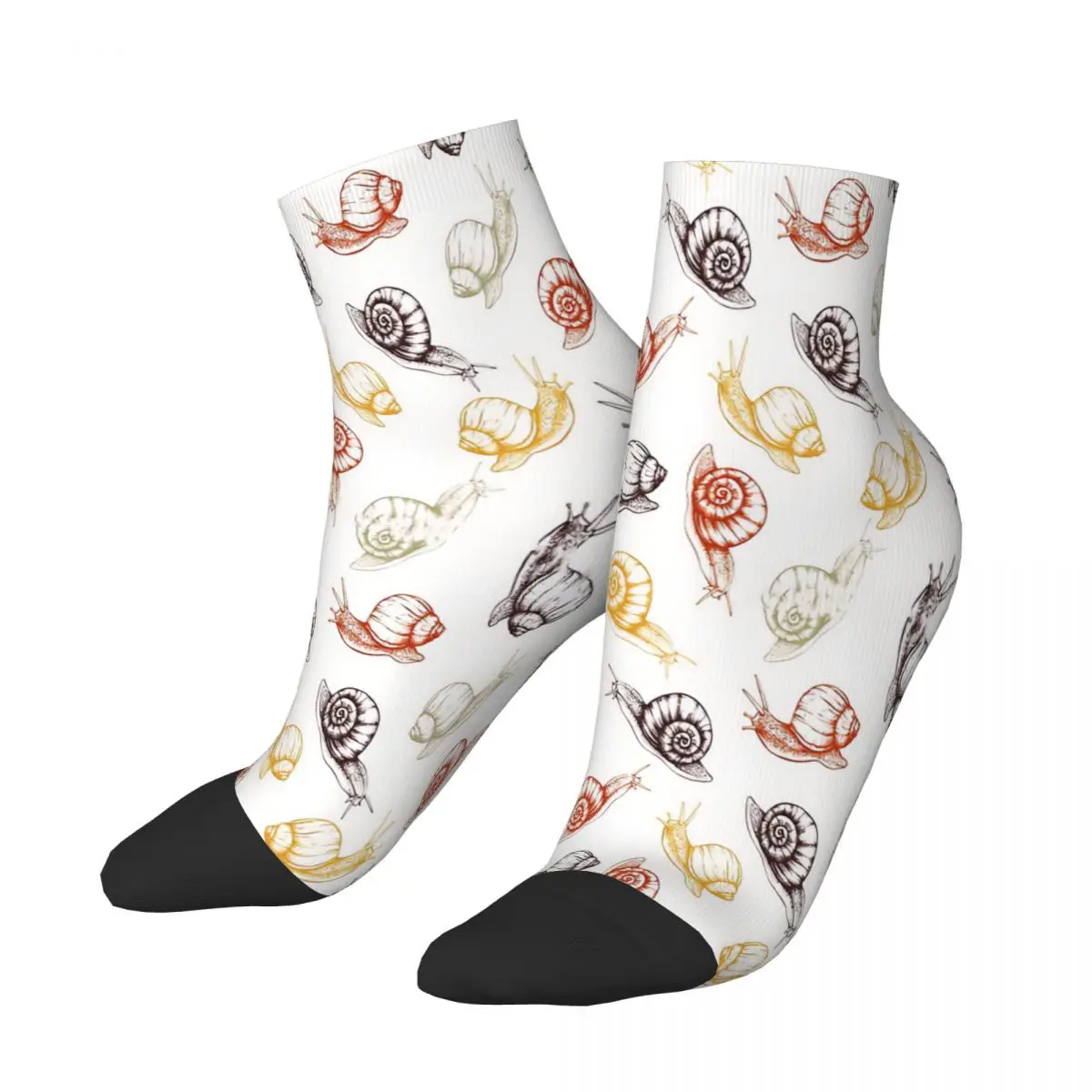 Snails Snails Snails Ankle Socks Male Mens Women Spring Stockings Printed