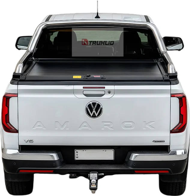 

Amarok Manual Retractable Hard Tonneau Dustproof UV-Resistant Roller Lid Cover for 4x4 Utes F150 Model Compatible Ranger