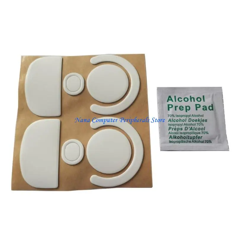 F68C, 2 juegos, alfombrilla para patines ratón 0,6mm, pegatina para los pies del ratón para G X, alfombrillas ratón