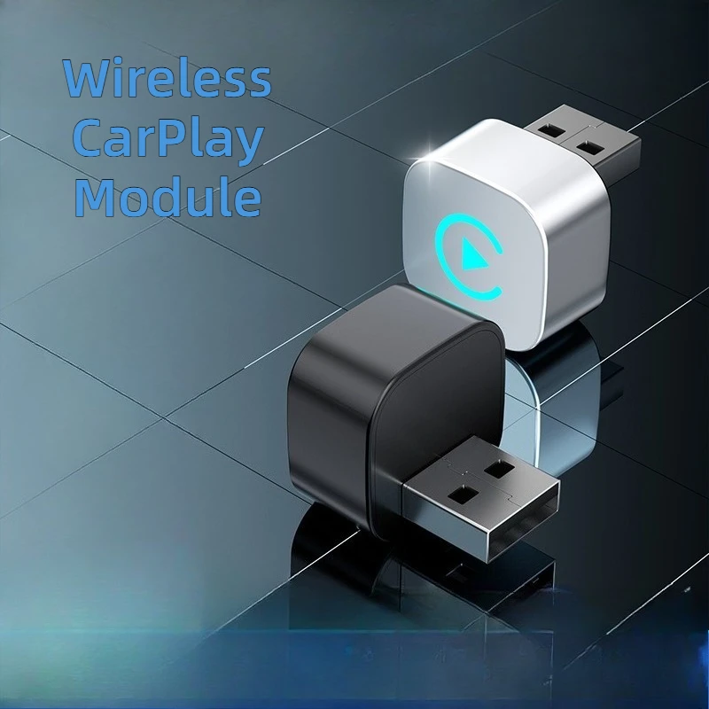 

Car Connectivity Box Smart Wireless CarPlay Module with Dual Channel Android Auto CarPlay Compatible Enabled Compact Portable