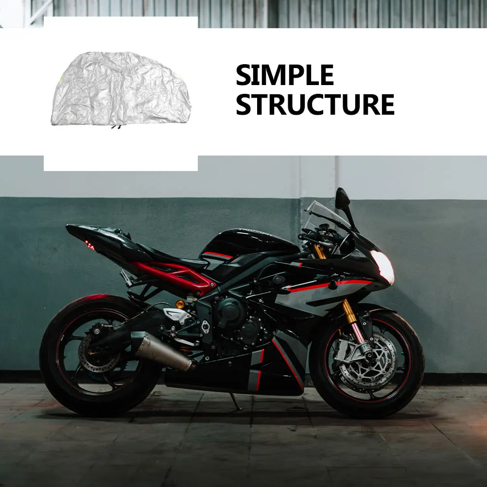

Motorcycle Cover Bike Waterproof Dustproof Sun Protection Storage Bag Tarpaulin Reusable Fast Drying Motorcycle Accessories