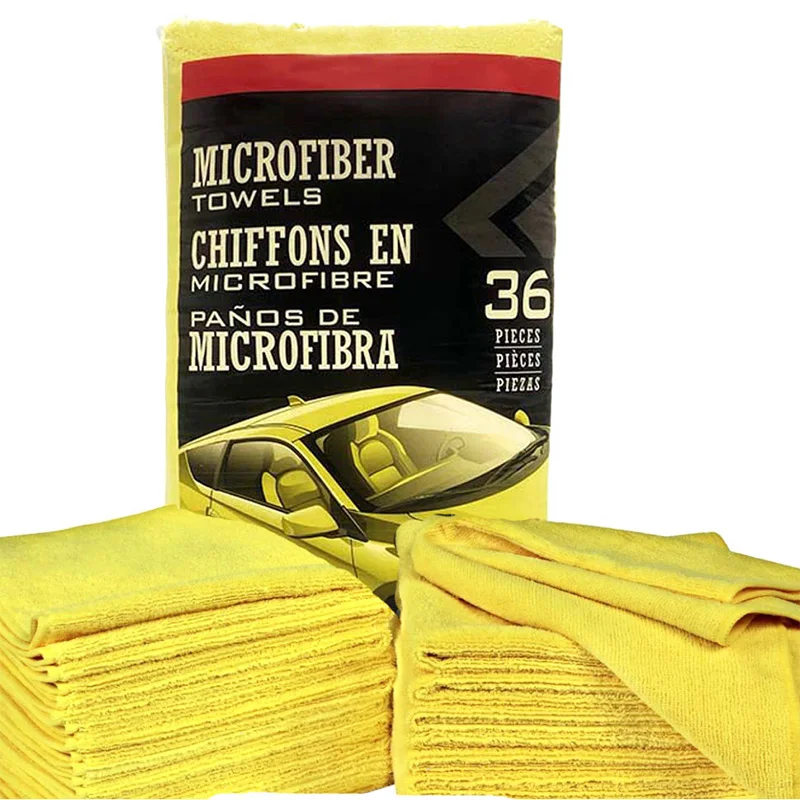 16*16in Large Car Drying Towel Hemmed Auto Wax Detailing Car Seat Cover Towel Garage Ultra Plush Microfiber Quick Dry Car Towel