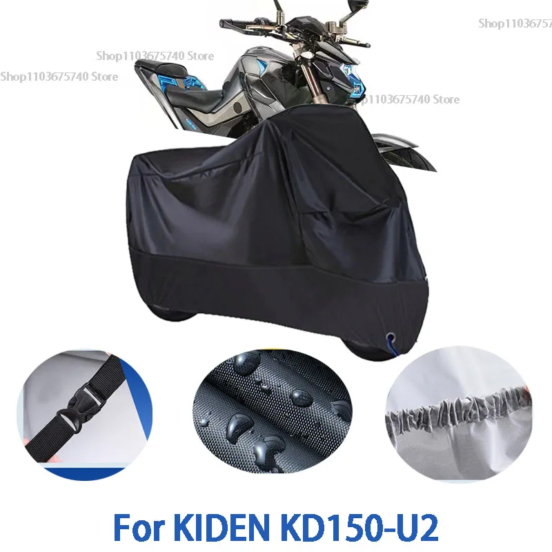 

Motorcycle Full Covers For KIDEN KD150-U2 Car Outdoors Sun Protection Dust No Ear Thickened Oxford Clothcover Accessories
