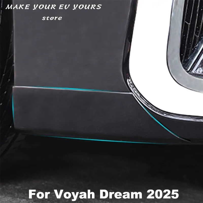 

Для Voyah Dream 2025, угловая полоса переднего бампера, угловая защита от столкновений, передние планки, защитный комплект для передних губ, аксессуары