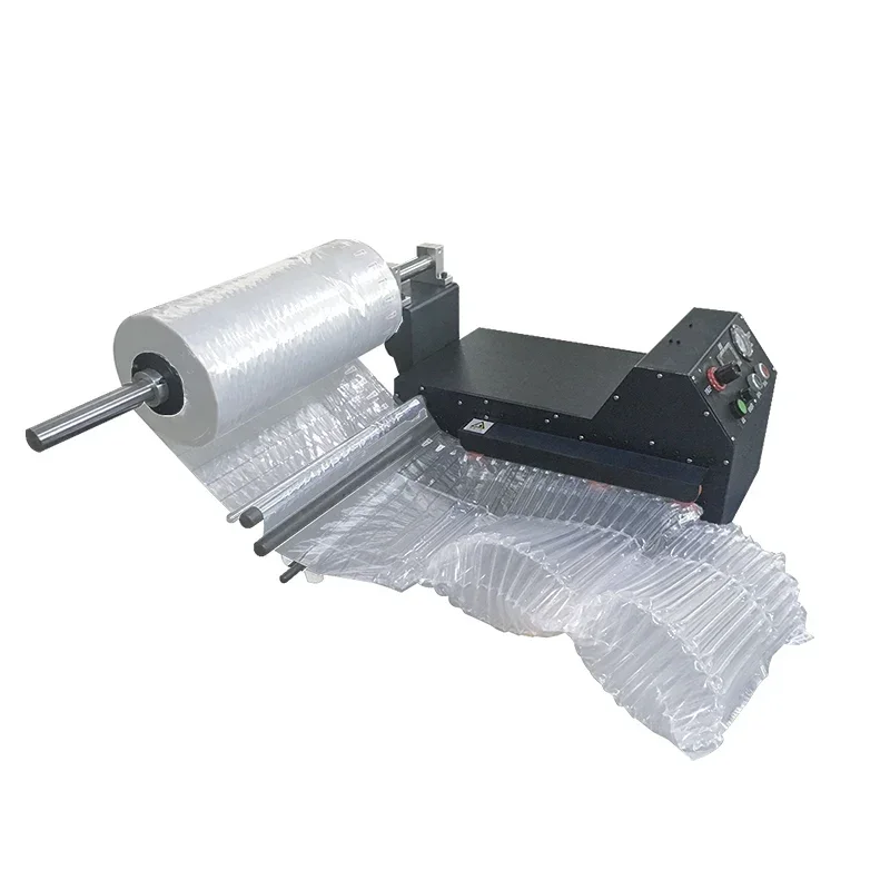 

High Efficiency Air Cushion Bubble Film Column Bag Aoto Rolling Multifunctional Inflating Machine