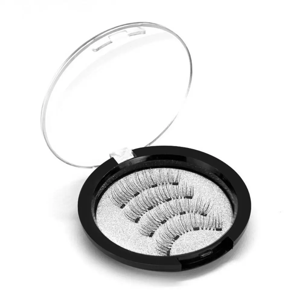 Upper Eyelashes NO Deed Glue Makeup Tools 3D Lashes Extension False Eyelashes with Applicator/Clip Glue-free Magnetic Eyelashes