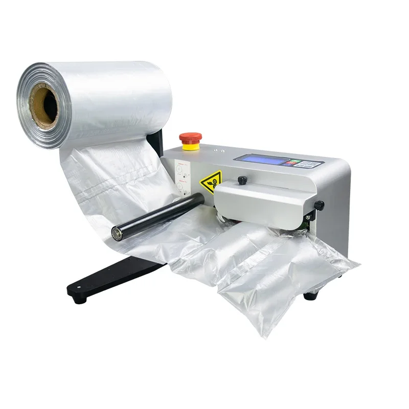 

Premium Metal Look LA-X4 Speed 6-14 M/Min Inflatable Bags Packaging Void Filling Pillow Bubble Air Cushion Machine