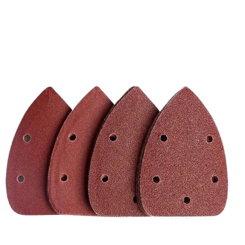 40 Triangular Sanding Machines, Sandpaper Hooks, Rings, Sandpaper Discs, Grinding Tools for Polishing Sand Particles, Sandpaper
