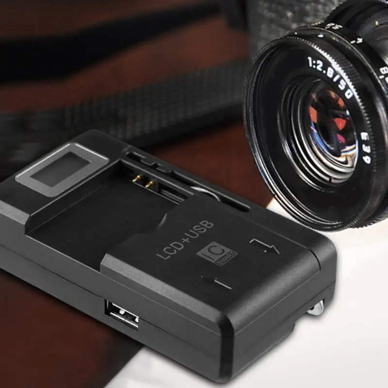 デジタルカメラ用スマートバッテリー充電器,スリムUSB充電器,壁充電器,小型,人間化,旅行