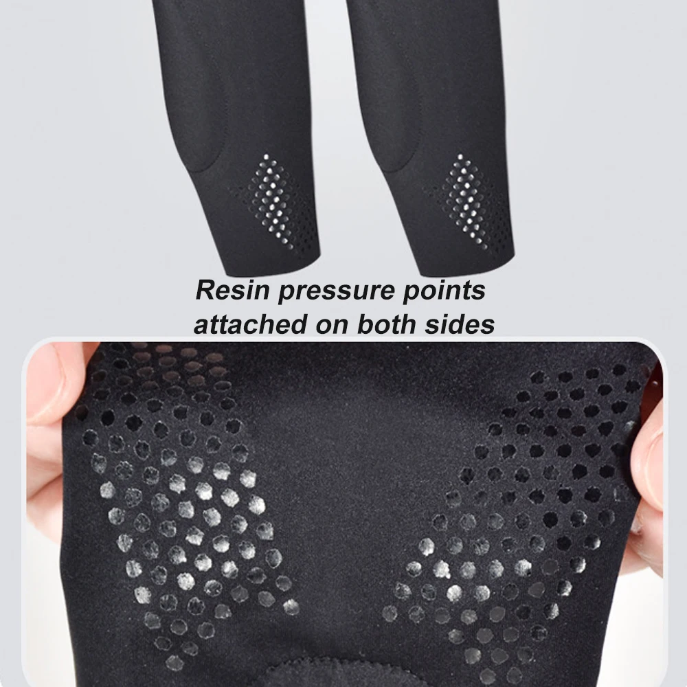 1 Paar Kompressions-Knieschoner oder Ellenbogenschoner mit Silikon-Gel-Pad, Volleyball-Knieschoner für Frauen und Mädchen, Tänzer, Yoga, Pole, Bodentanz – Detail 10