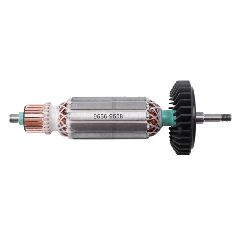 Rotor de armadura AC220V-240V para amoladora angular MAKITA, 9556, 9557, 9558, 9556NB, 9556HN, 9557NB, 9557HN, 9558NB, 9558HN