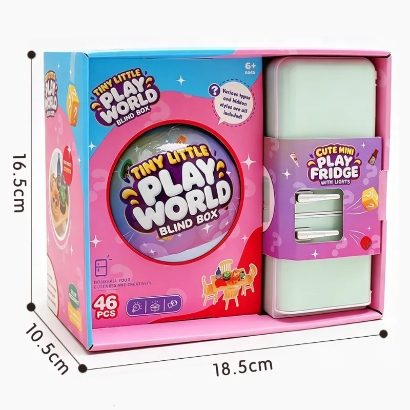 2026 New Mini Fridge Blind Box Toy Set  Random Mini Food Models, Micro Table Chair Pretend Play,Creative Capsule Surprise Balls - view 6
