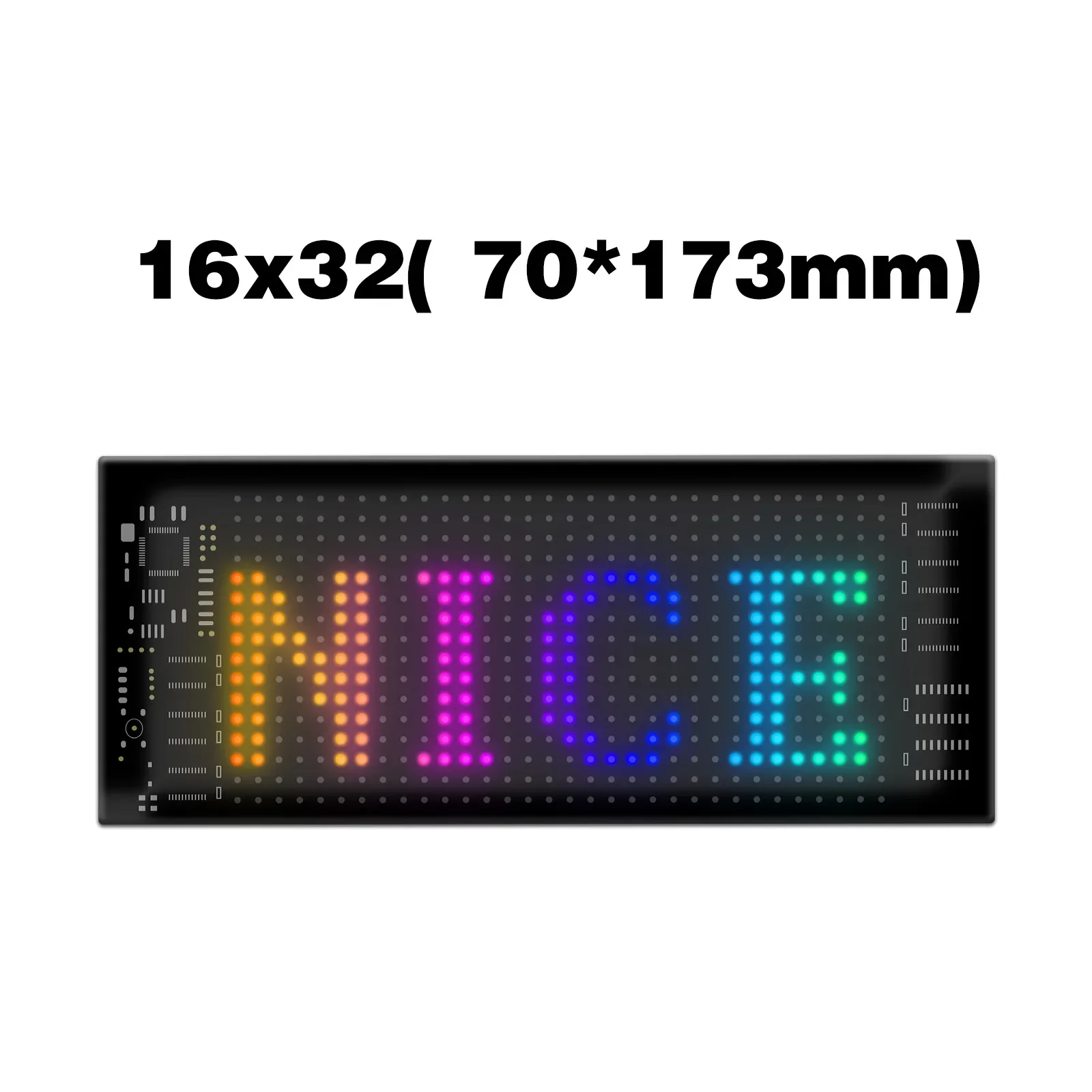 LED flexible display APP Bluetooth car advertising screen full color smart car sticker ip65 waterproof