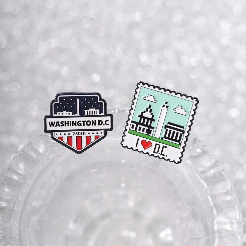 20style USA 250th Anniversary Emaille-Pins, Broschen zum 4. Juli, Reversabzeichen zum Unabhängigkeitstag, amerikanische Flagge, Adler, Schmuck, Geschenk – Detail 6