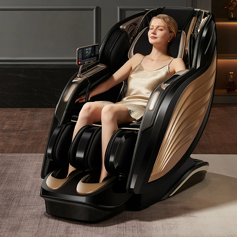 

Luxury Electric Zero Gravity Massage Chair Bed with Airbags Shiatsu & Heating Functions for Body & Leg Pedicure Massager